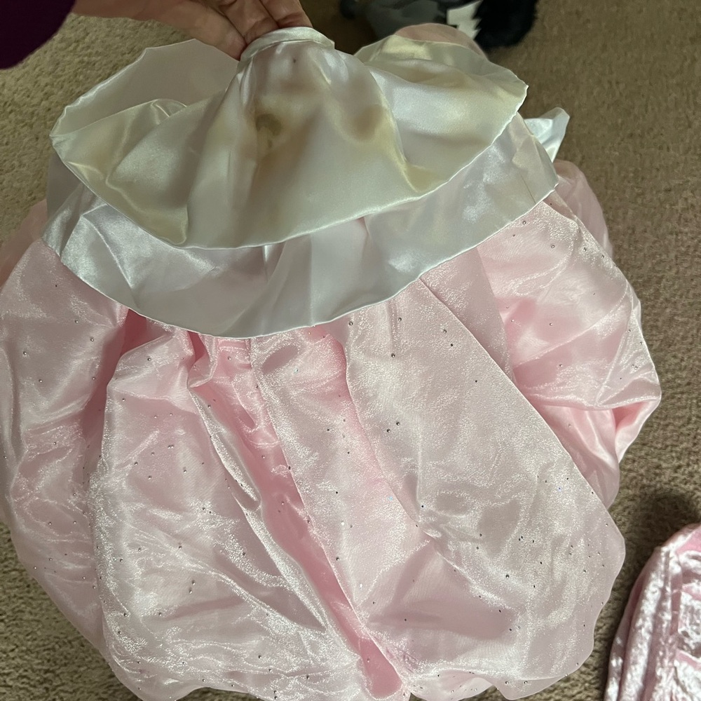 Pink and White Kids Dress